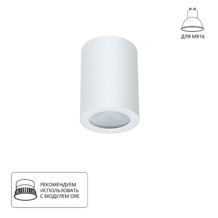 Точечный накладной светильник Arte Lamp TINO A1468PL-1WH